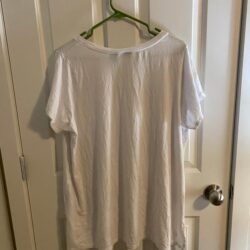 White High/Low Tee Shirt