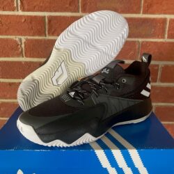 Adidas Dame Certified Size 8.5 Men’s Black White New Sneakers Basketball Shoes