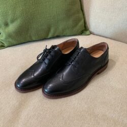 Size 9 Lace-up Handmade Wingtip Shoes Oxford Shoes for Women