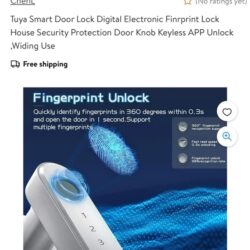 Tuya smart lock