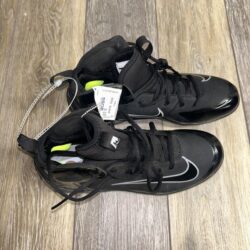 Nike Air Max Alpha Huarache Elite Baseball Cleats Black 923428-001 Mens Size 8