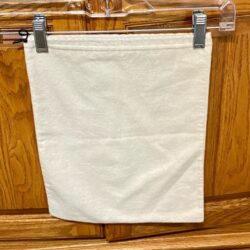 Manolo Blahnik Small Size Ivory Purse Shoe Protector Travel Dust Bag 13” x 10.5”