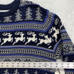 Aspen Sweater Mens Medium Blue