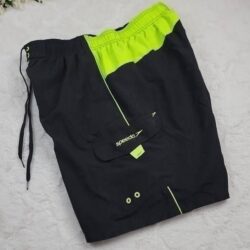 Speedo Black and Neon Netted S