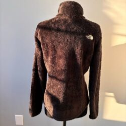 The North Face Black Fuzzy Fleece Jacket Cozy Outdoor Wear Winter Warmth