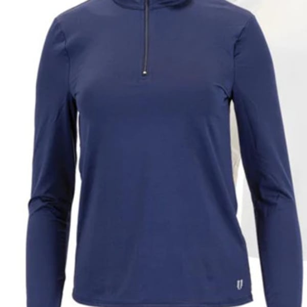 EleVen by Venus Williams Ladies XXL – Legacy Long Sleeve Top – Navy – NWT