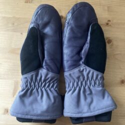 Black Diamond Mittens Purple Leather Primaloft Mitts w Pertex Shield Women’s XS
