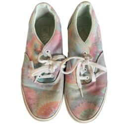 Vans Women’s Pastel Tie Dye Hippie Canvas Shoes Size 7.5