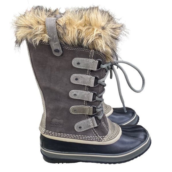 Sorel Women’s Joan Of Arctic Brown Suede Winter Snow Boot Size US 7