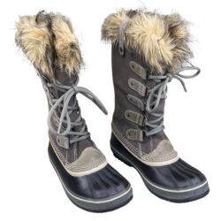 Sorel Women’s Joan Of Arctic Brown Suede Winter Snow Boot Size US 7