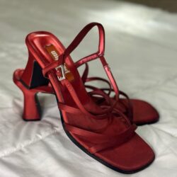 vintage ruby red heels
