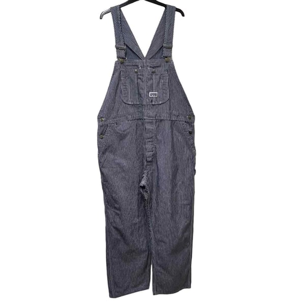 Vintage Big Smith Denim Carpenter Overalls Size 44×30