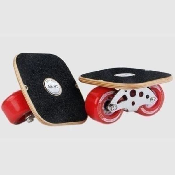 Ascot Drifting Apollo Wooden Inline Drift Skates With Red Wheels