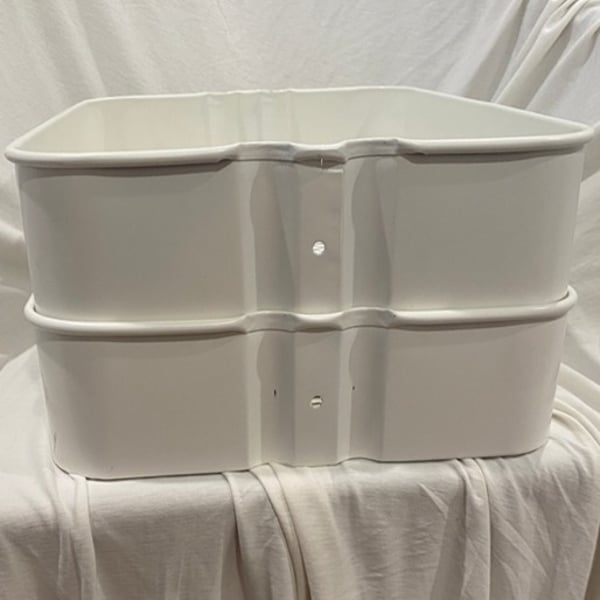 2x White Trays Parts of IKEA RÅSKOG Raskog Utility Cart (13 3/4×17 3/4×30 3/4 “)