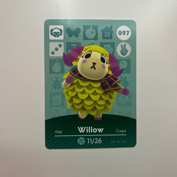 Animal Crossing willow Amiibo