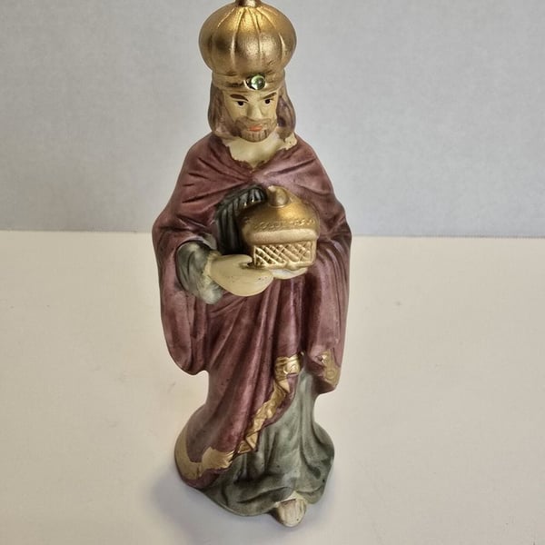 Nativity Set Porcelain Wiseman Figure Replacement Part Rite Aid Vintage