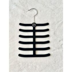 Black velvet tie organizer han