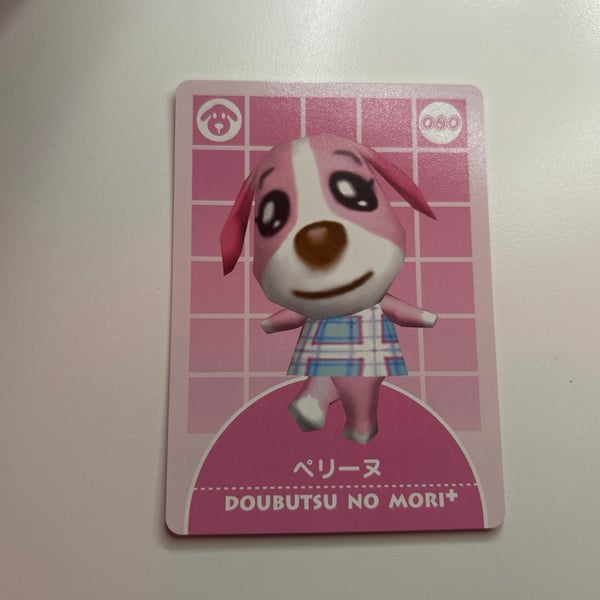 Animal Crossing ereader card!