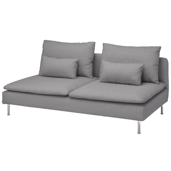 Like New IKEA Soderhamn Sofa Cover grey