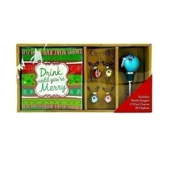 Holiday Bottle Topper & Wine Charms