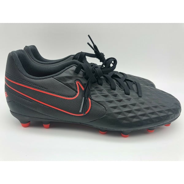 Nike Tiempo Legend 8 Club MG Soccer Cleat Black Red AT6107-060 Men Size 7.5 New