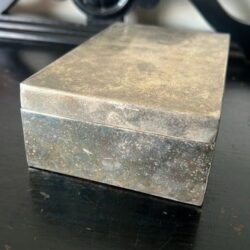 Silver Plated Box with Wood In