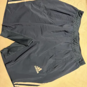Adidas Men's Navy and Blue Shorts