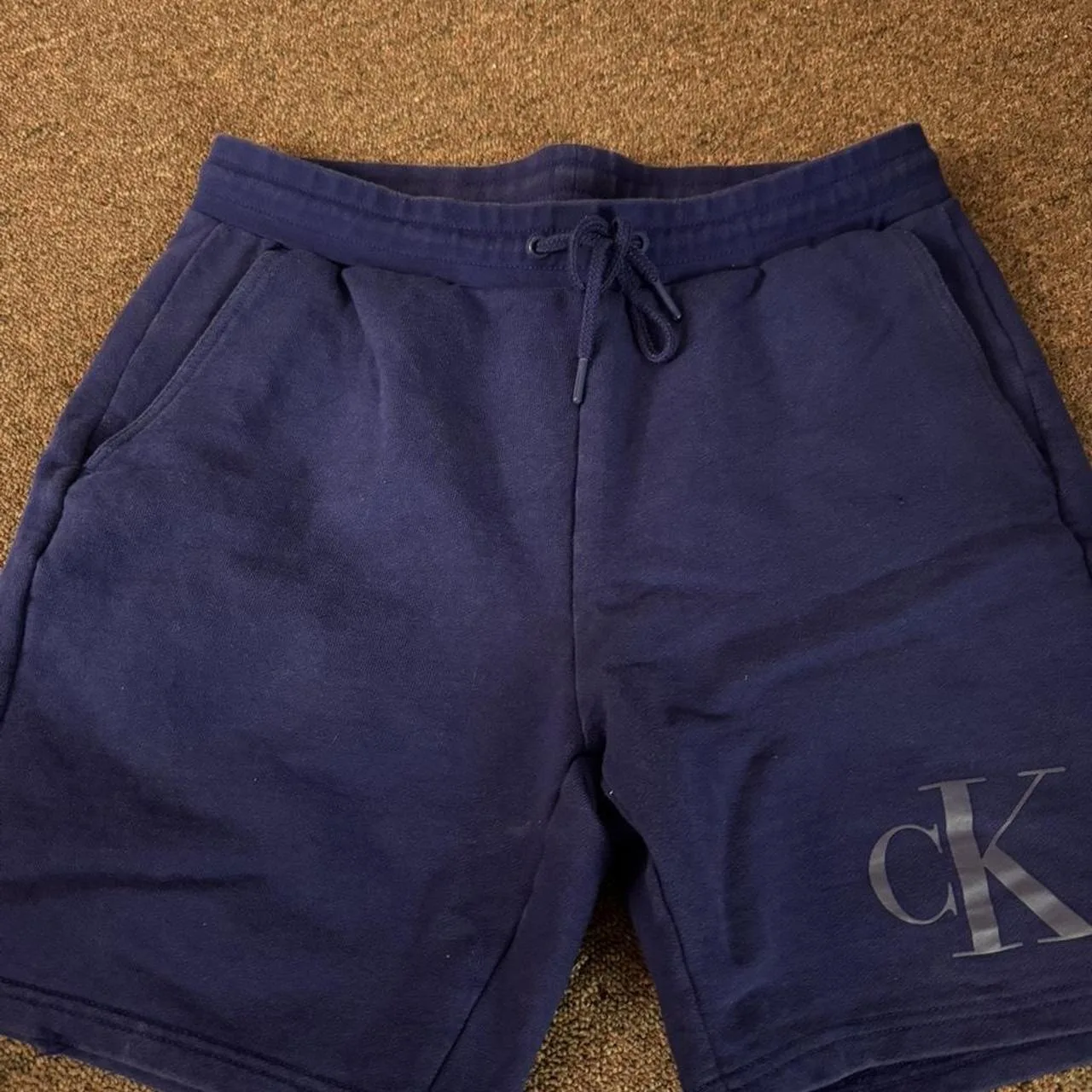 Calvin Klein Men's Navy and Blue Shorts
