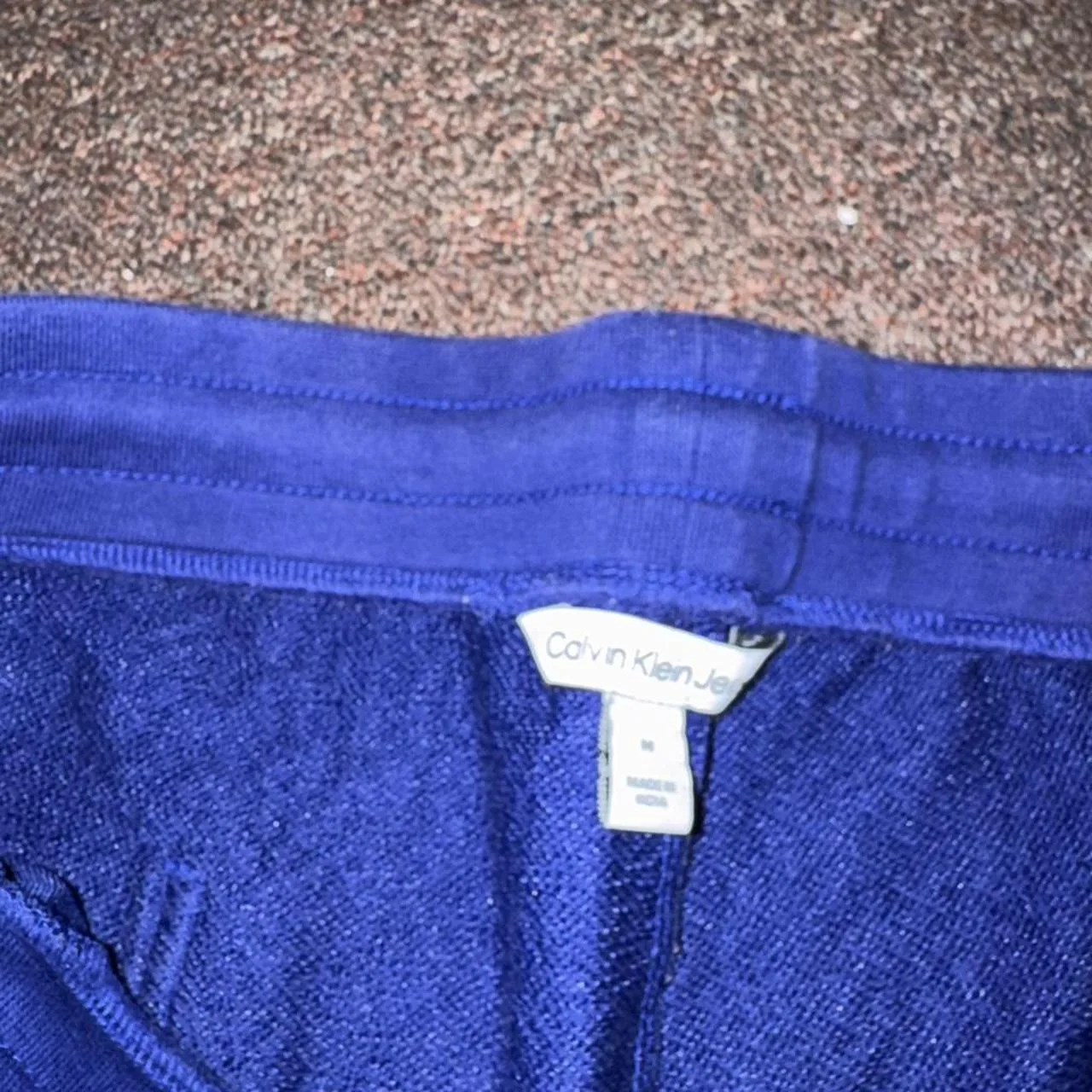 Calvin Klein Men's Navy and Blue Shorts - Image 2