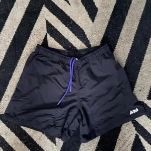 Men's Black and Navy Shorts