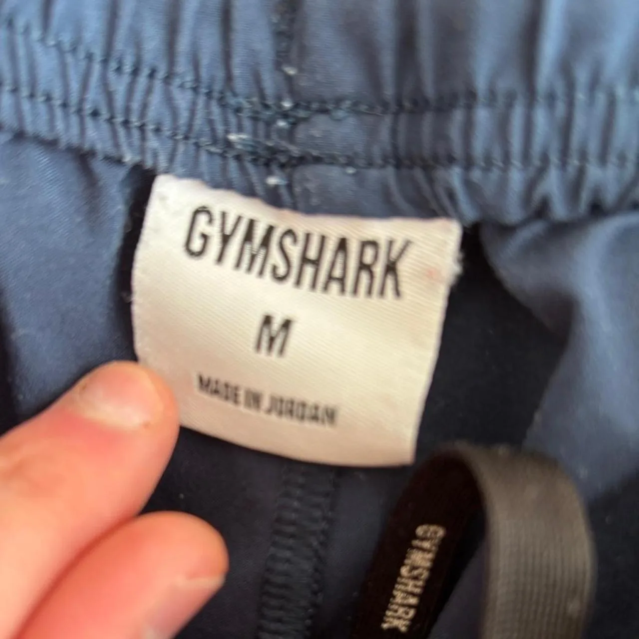Gymshark Men's Navy and Black Shorts - Image 2