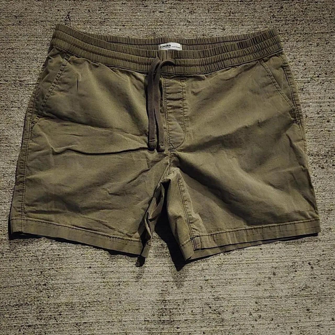 Sonoma Goods for Life Men's Green and Khaki Shorts