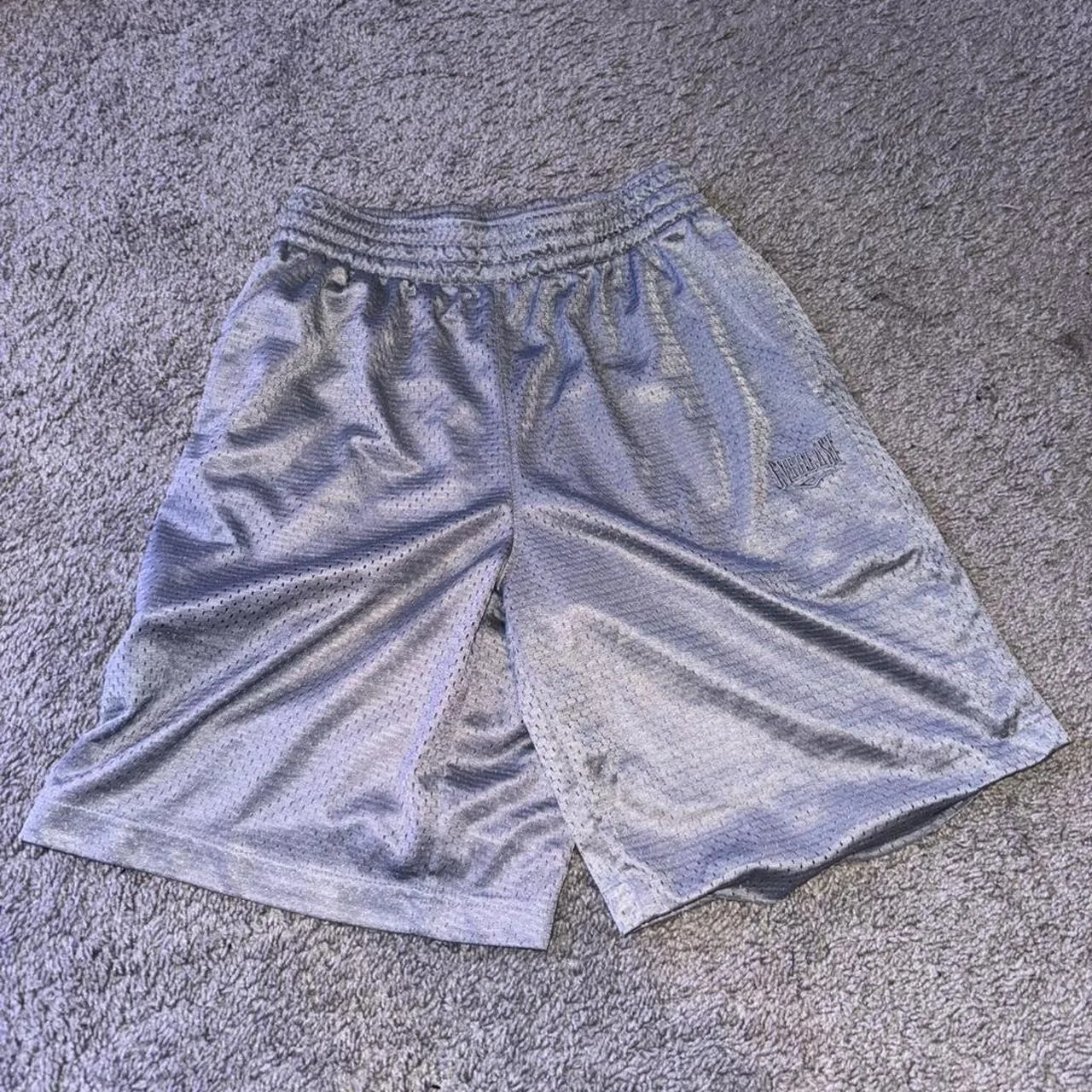 Everlast Men's Grey and Silver Shorts