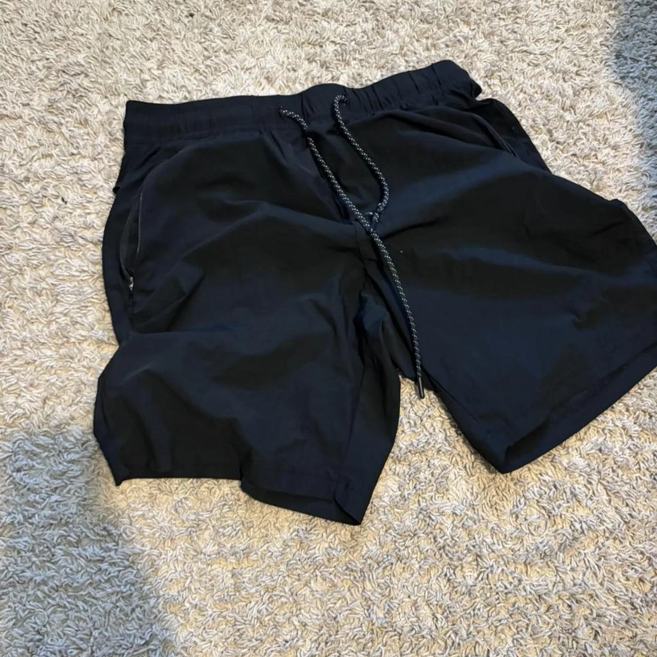 _J.L-A.L_ Men's Black Shorts