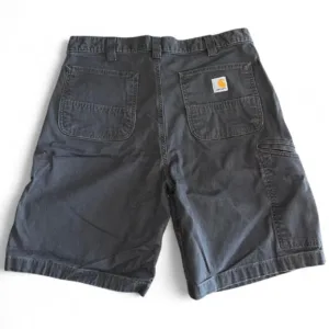 Carhartt Men's Black and Grey Shorts