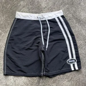 Gotcha Men's Black and Grey Shorts