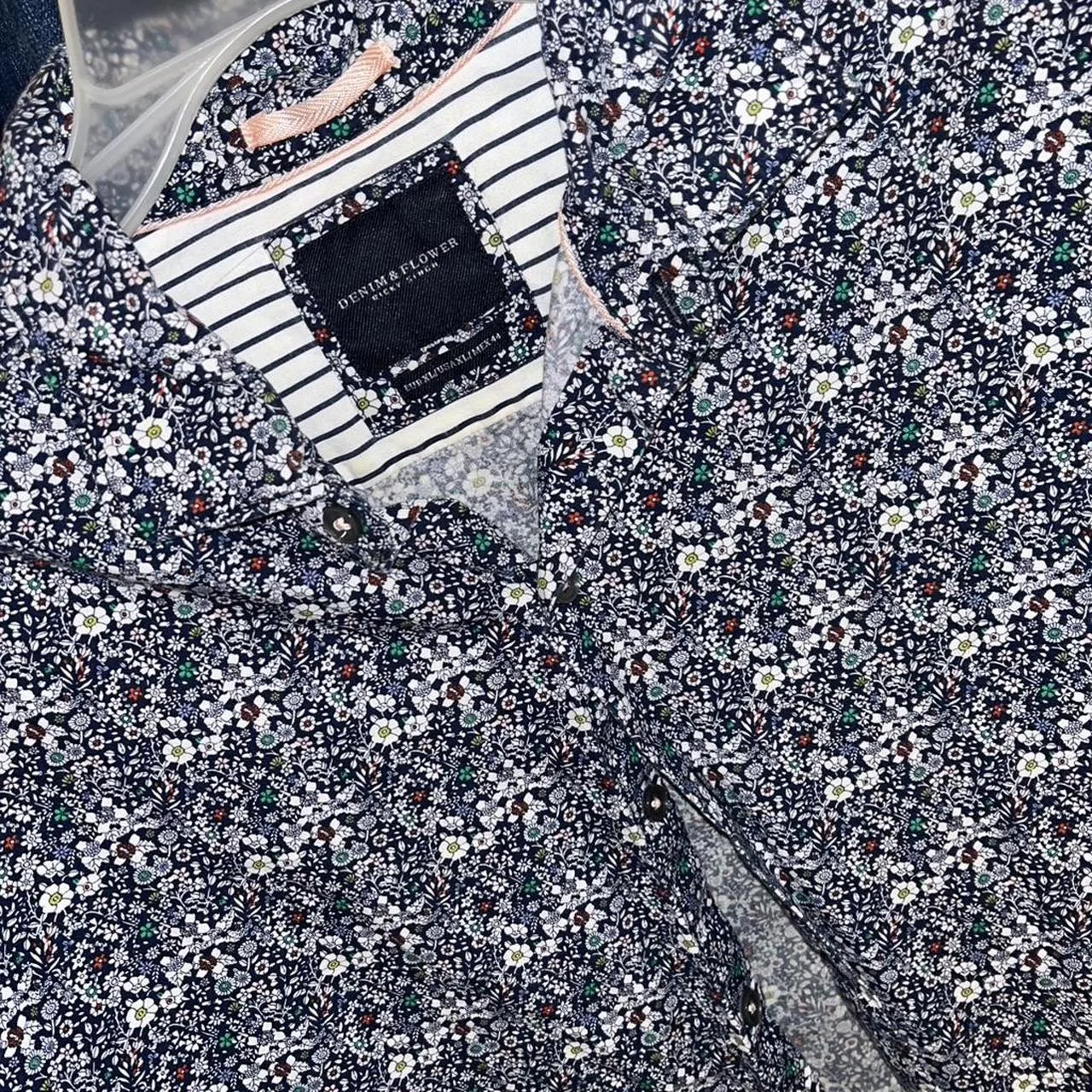 Denim And Flower Men's multi Shirt