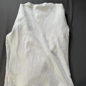 H&M Men's White and Blue Shirt