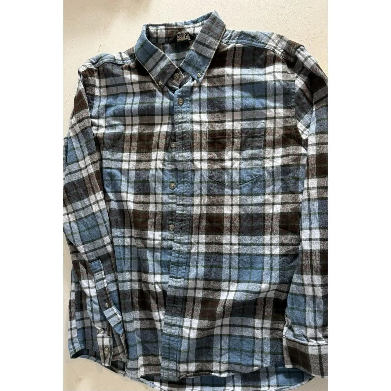 Eddie Bauer Men's Blue Shirt