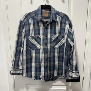 St. John's Bay Men's Blue and Navy Shirt