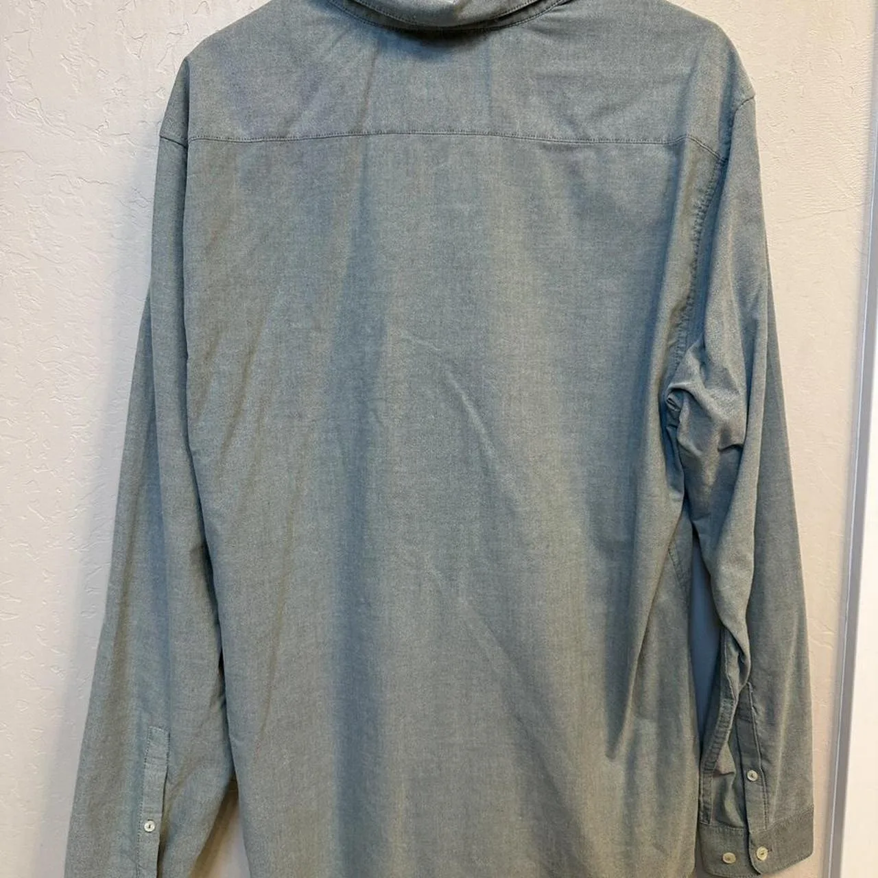 RVCA Men's Green and Blue Shirt - Image 5