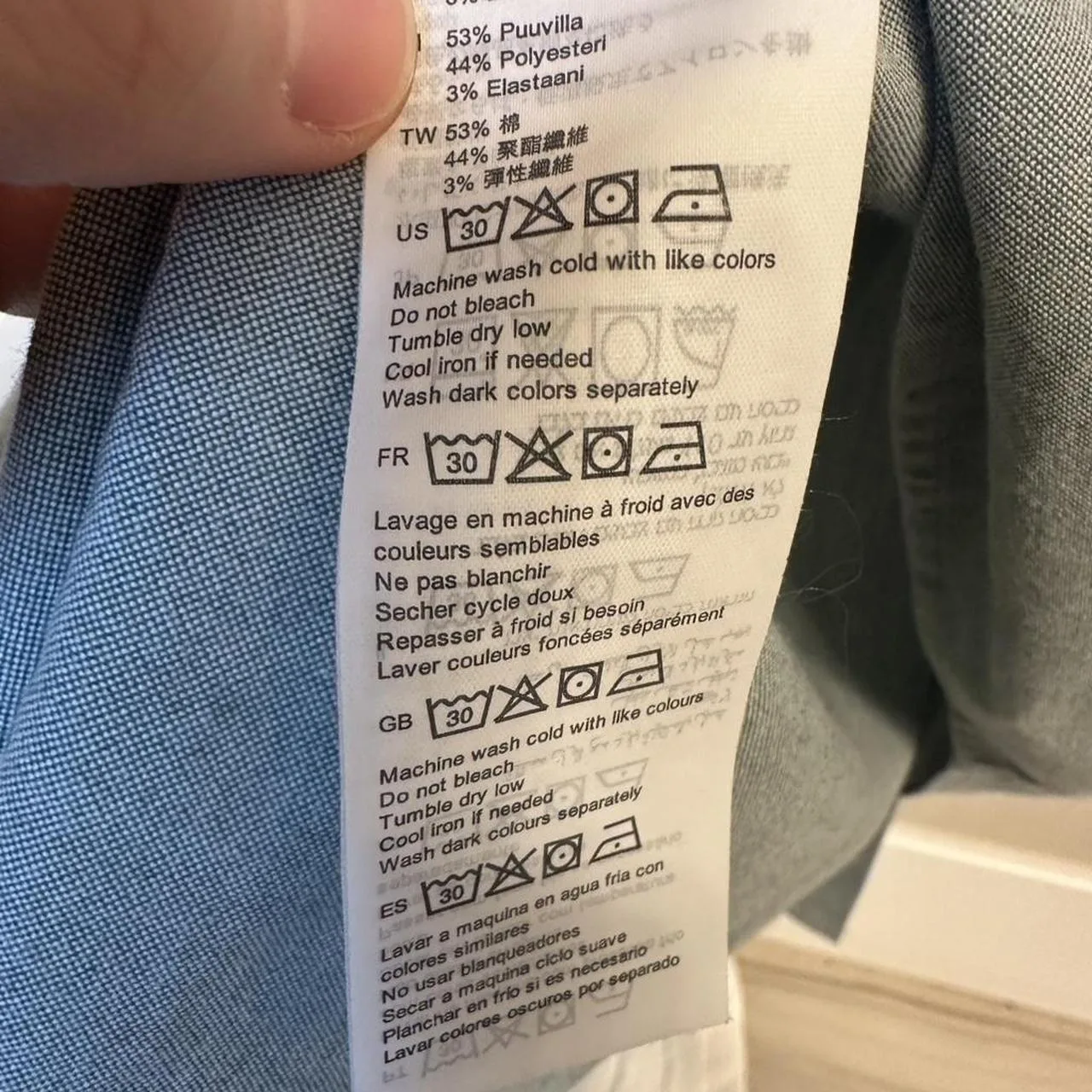 RVCA Men's Green and Blue Shirt - Image 8