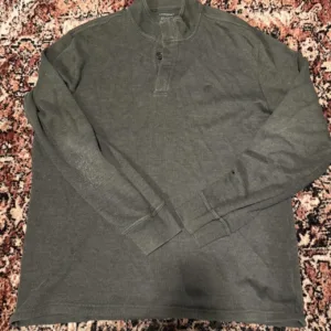 Banana Republic Men's Grey and Green Shirt