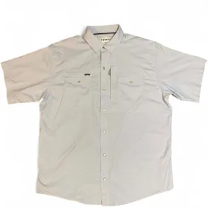 Men's Blue and Grey Shirt