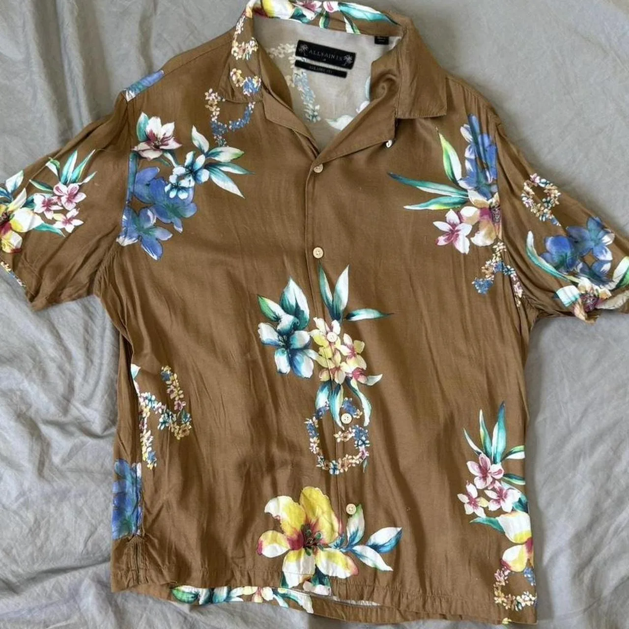 AllSaints Men's multi Shirt - Image 7