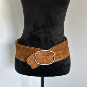 Women's Brown and Tan Belt