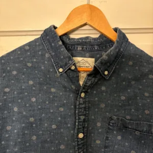 Men's Blue and Navy Shirt