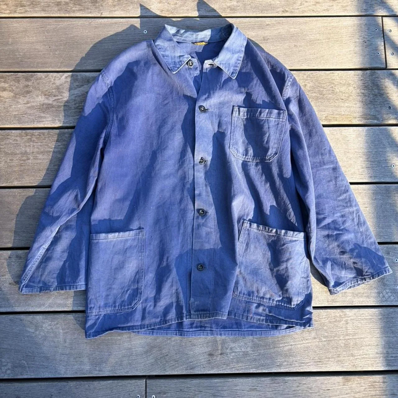 Men's Blue and Navy Coat