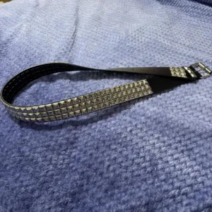 Women's Silver and Black Belt