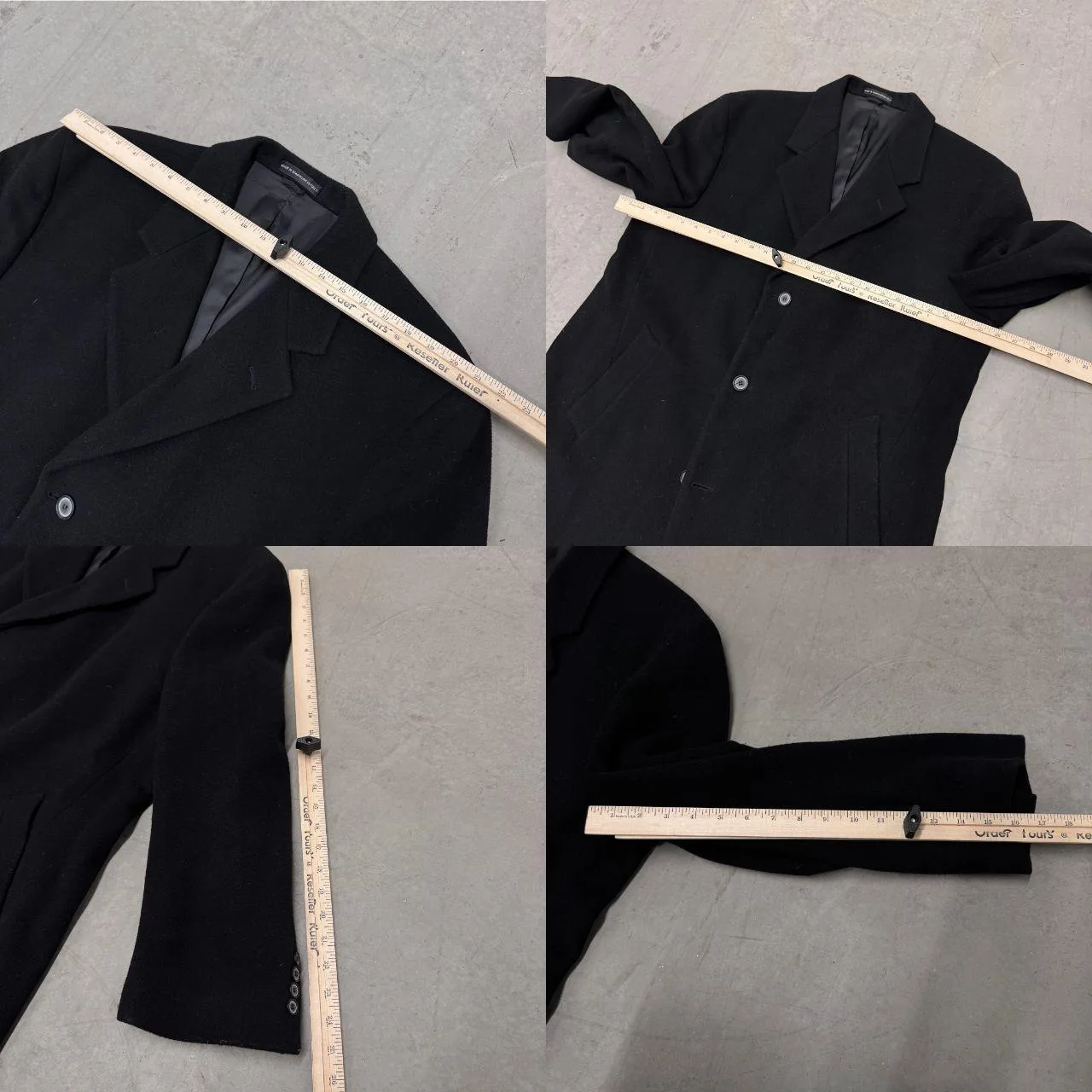 Bill Blass Men's Black Coat - Image 8